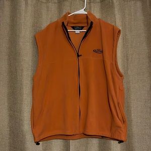 Realtree fleece vest orange